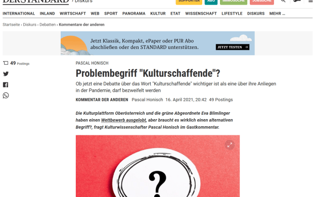 derstandard - gastkommentar